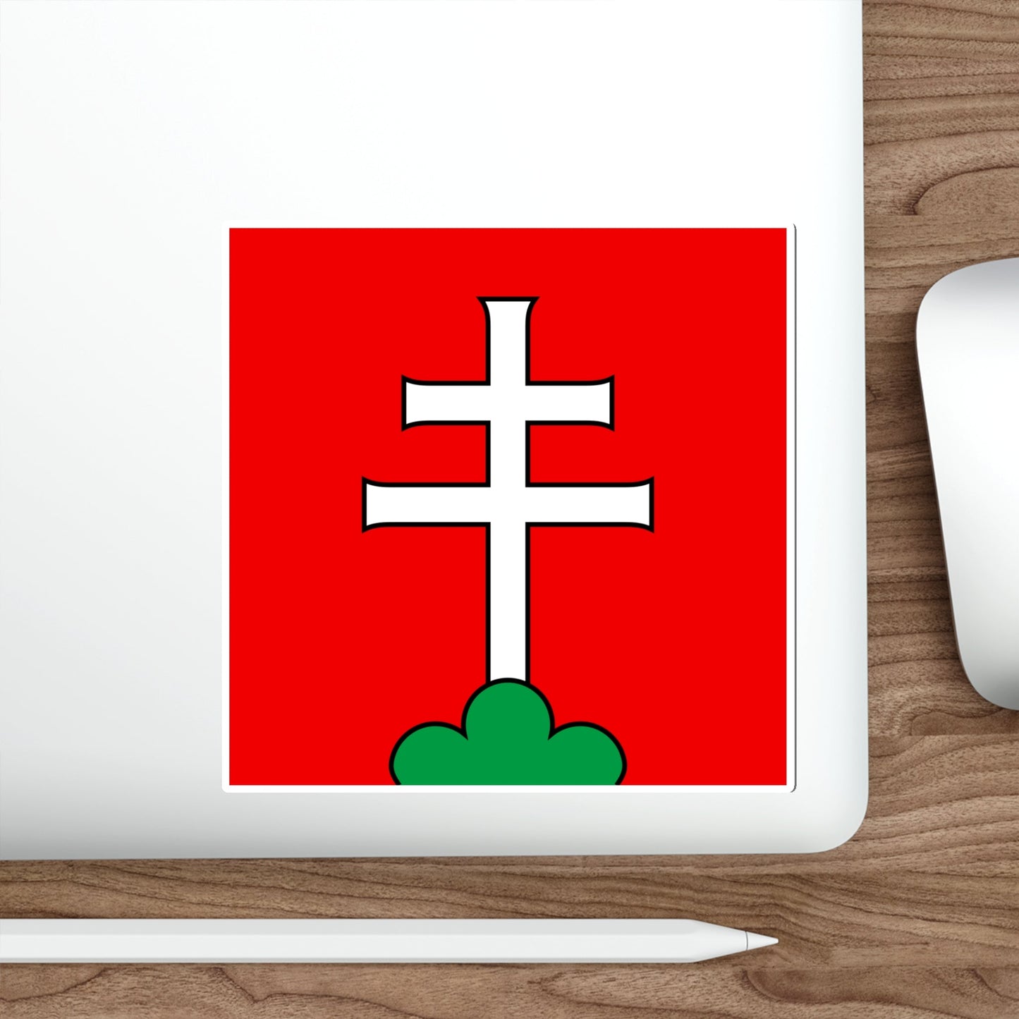 Flag of Elfingen Switzerland STICKER Vinyl Die-Cut Decal-The Sticker Space