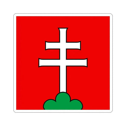 Flag of Elfingen Switzerland STICKER Vinyl Die-Cut Decal 3 Inch - The Sticker Space