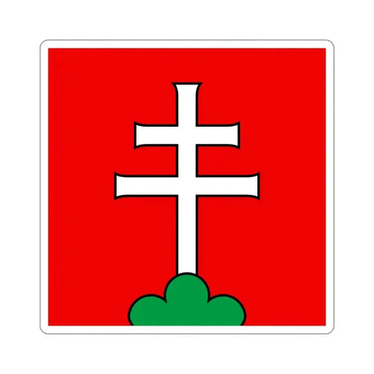 Flag of Elfingen Switzerland STICKER Vinyl Die-Cut Decal 3 Inch - The Sticker Space