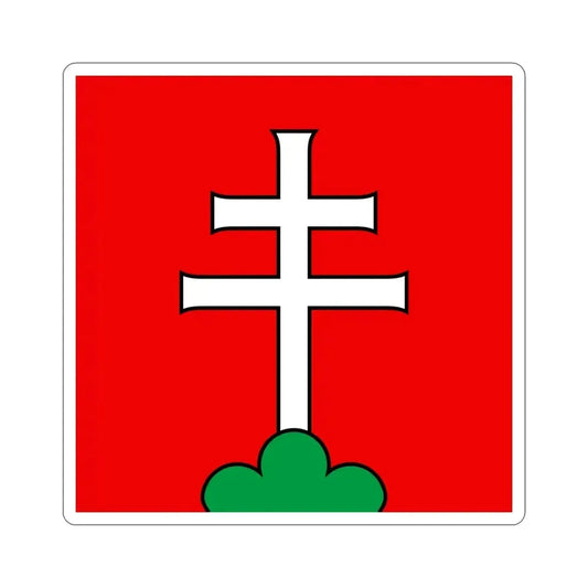 Flag of Elfingen Switzerland STICKER Vinyl Die-Cut Decal 6 Inch - The Sticker Space