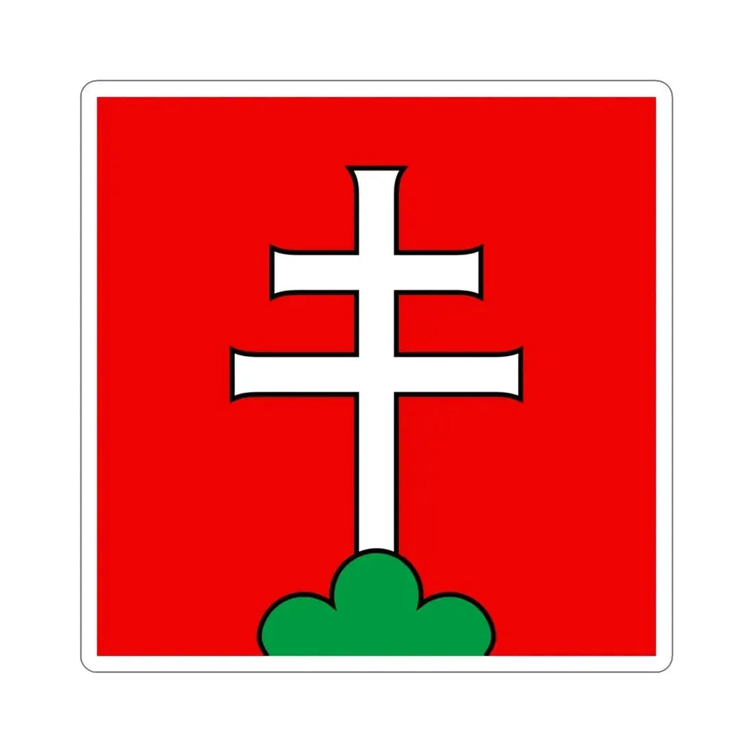 Flag of Elfingen Switzerland STICKER Vinyl Die-Cut Decal - The Sticker Space