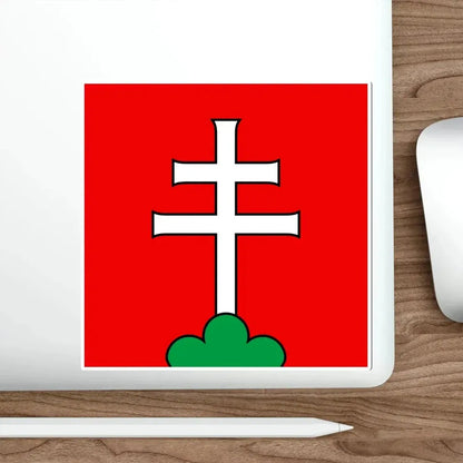 Flag of Elfingen Switzerland STICKER Vinyl Die-Cut Decal - The Sticker Space