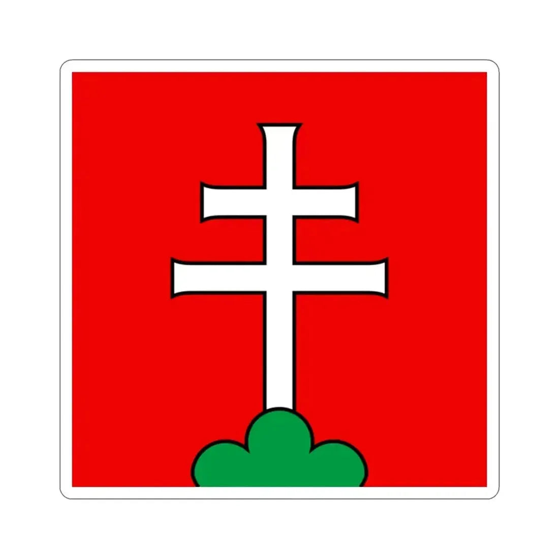 Flag of Elfingen Switzerland STICKER Vinyl Die-Cut Decal - The Sticker Space