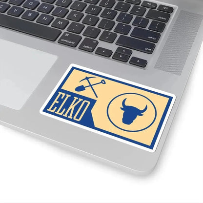 Flag of Elko County Nevada (United States) STICKER Vinyl Kiss-Cut Decal - The Sticker Space