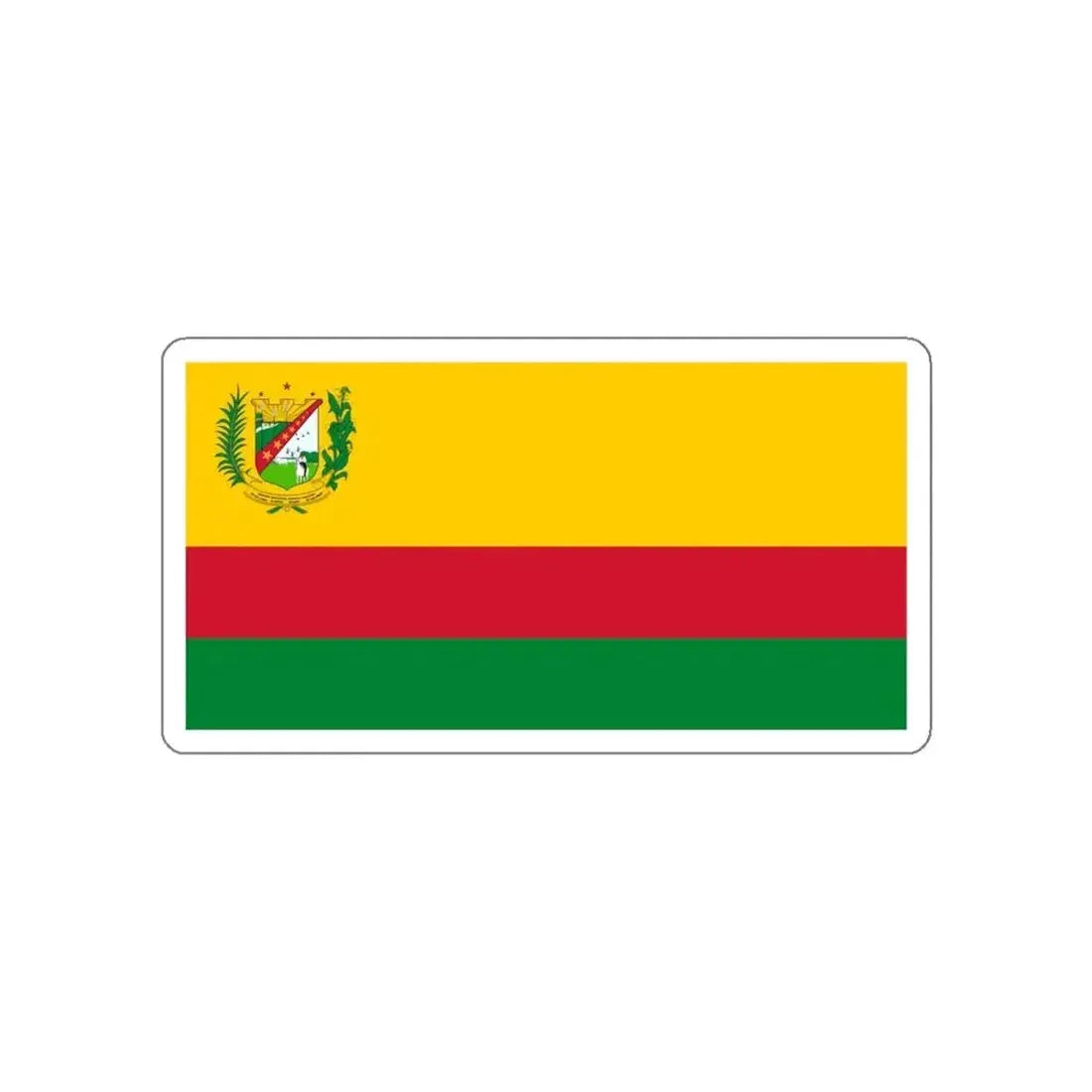 Flag of Elorza Venezuela STICKER Vinyl Die-Cut Decal - The Sticker Space