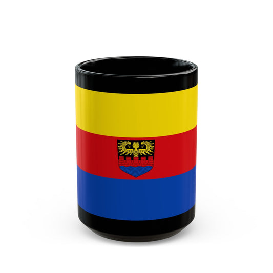 Flag of Emden Germany - Black Coffee Mug-15oz-The Sticker Space