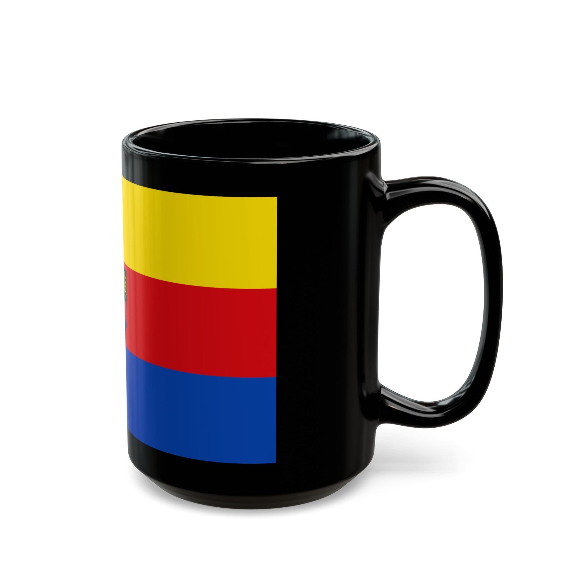 Flag of Emden Germany - Black Coffee Mug-The Sticker Space