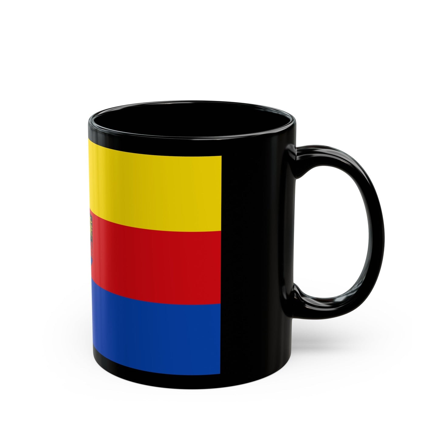 Flag of Emden Germany - Black Coffee Mug-The Sticker Space