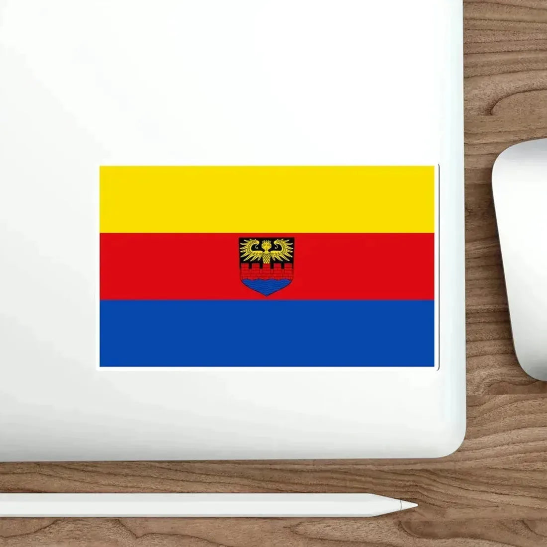 Flag of Emden Germany STICKER Vinyl Die-Cut Decal - The Sticker Space