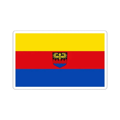 Flag of Emden Germany - STICKER Vinyl Kiss-Cut Decal 4 Inch White - The Sticker Space