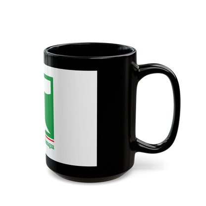 Flag of Emilia Romagna Italy - Black Coffee Mug-The Sticker Space