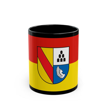 Flag of Emmendingen Germany - Black Coffee Mug-11oz-The Sticker Space