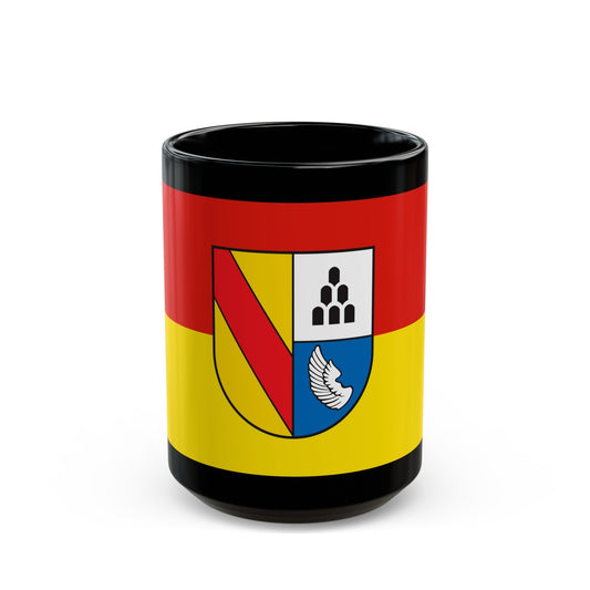 Flag of Emmendingen Germany - Black Coffee Mug-15oz-The Sticker Space