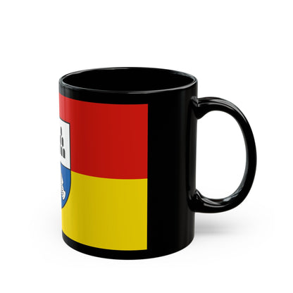 Flag of Emmendingen Germany - Black Coffee Mug-The Sticker Space