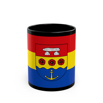 Flag of Emsland Germany - Black Coffee Mug-11oz-The Sticker Space