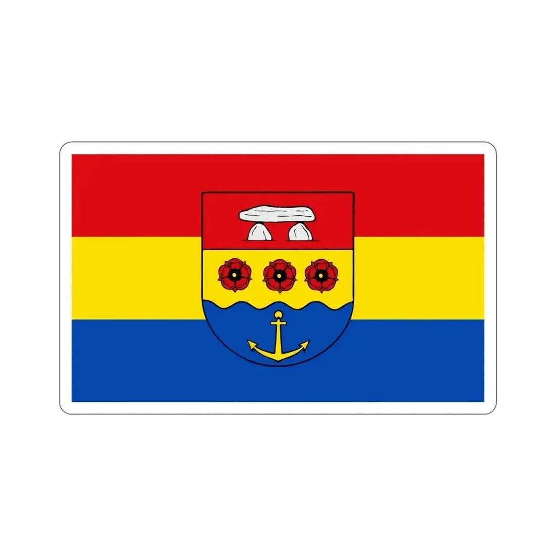 Flag of Emsland Germany STICKER Vinyl Die-Cut Decal - The Sticker Space
