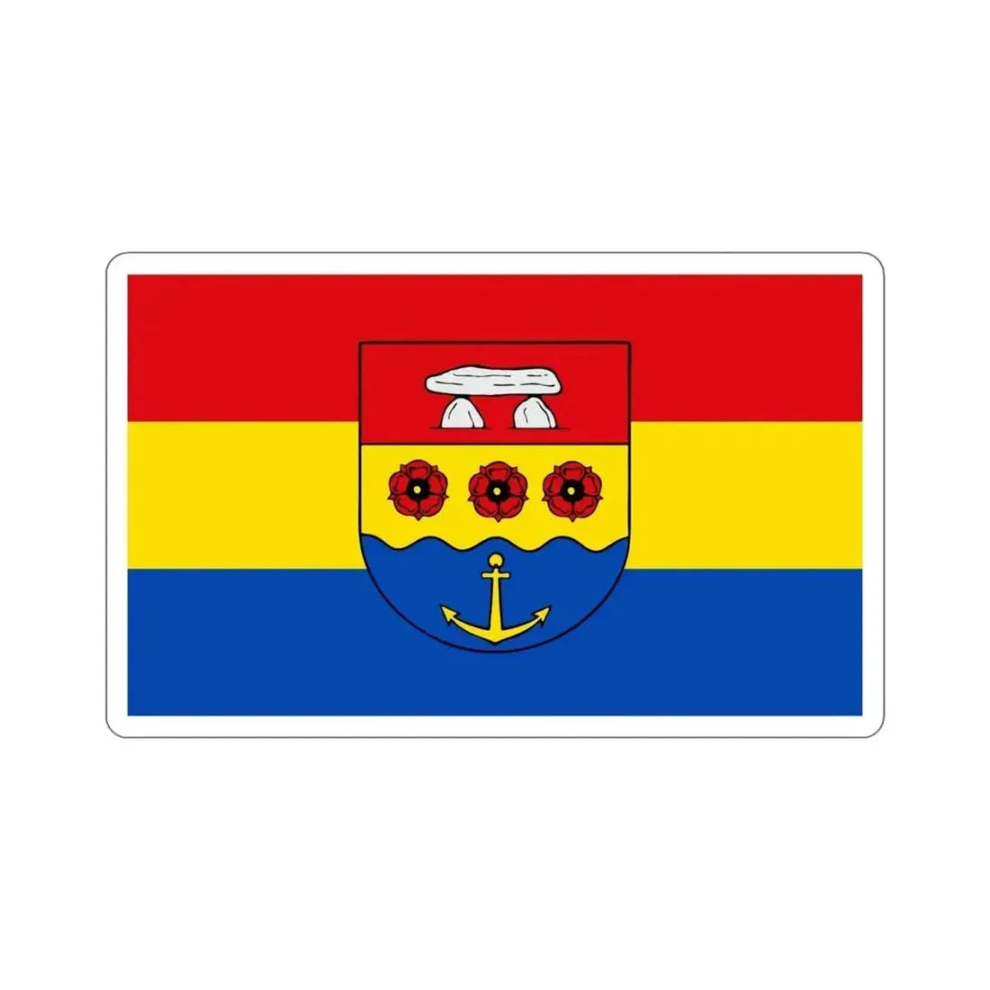 Flag of Emsland Germany STICKER Vinyl Die-Cut Decal - The Sticker Space