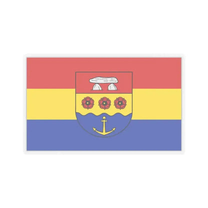 Flag of Emsland Germany - STICKER Vinyl Kiss-Cut Decal 2 Inch Transparent - The Sticker Space