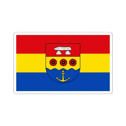 Flag of Emsland Germany - STICKER Vinyl Kiss-Cut Decal 4 Inch White - The Sticker Space