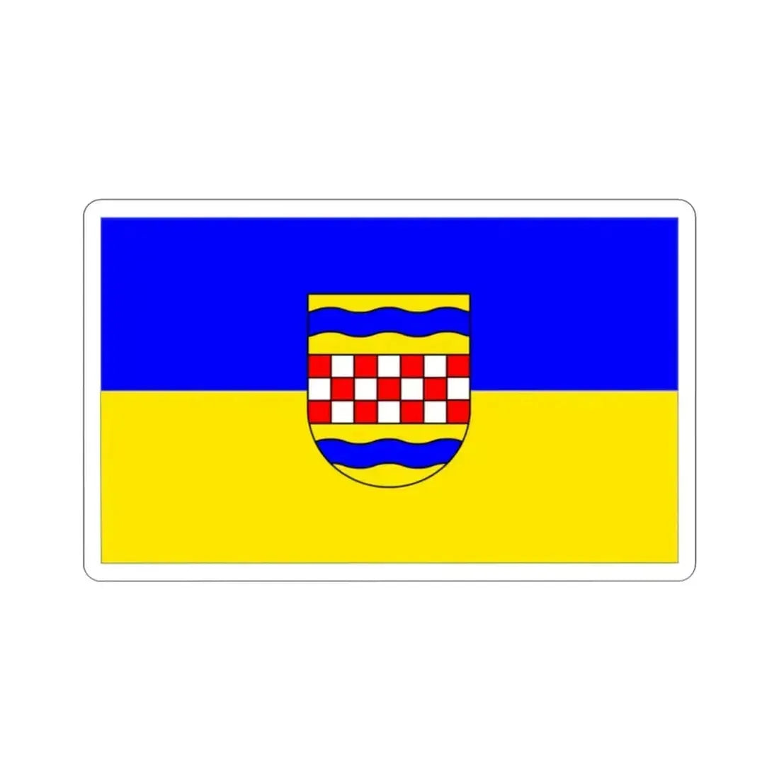 Flag of Ennepe Ruhr 2 Germany STICKER Vinyl Die-Cut Decal 2 Inch - The Sticker Space