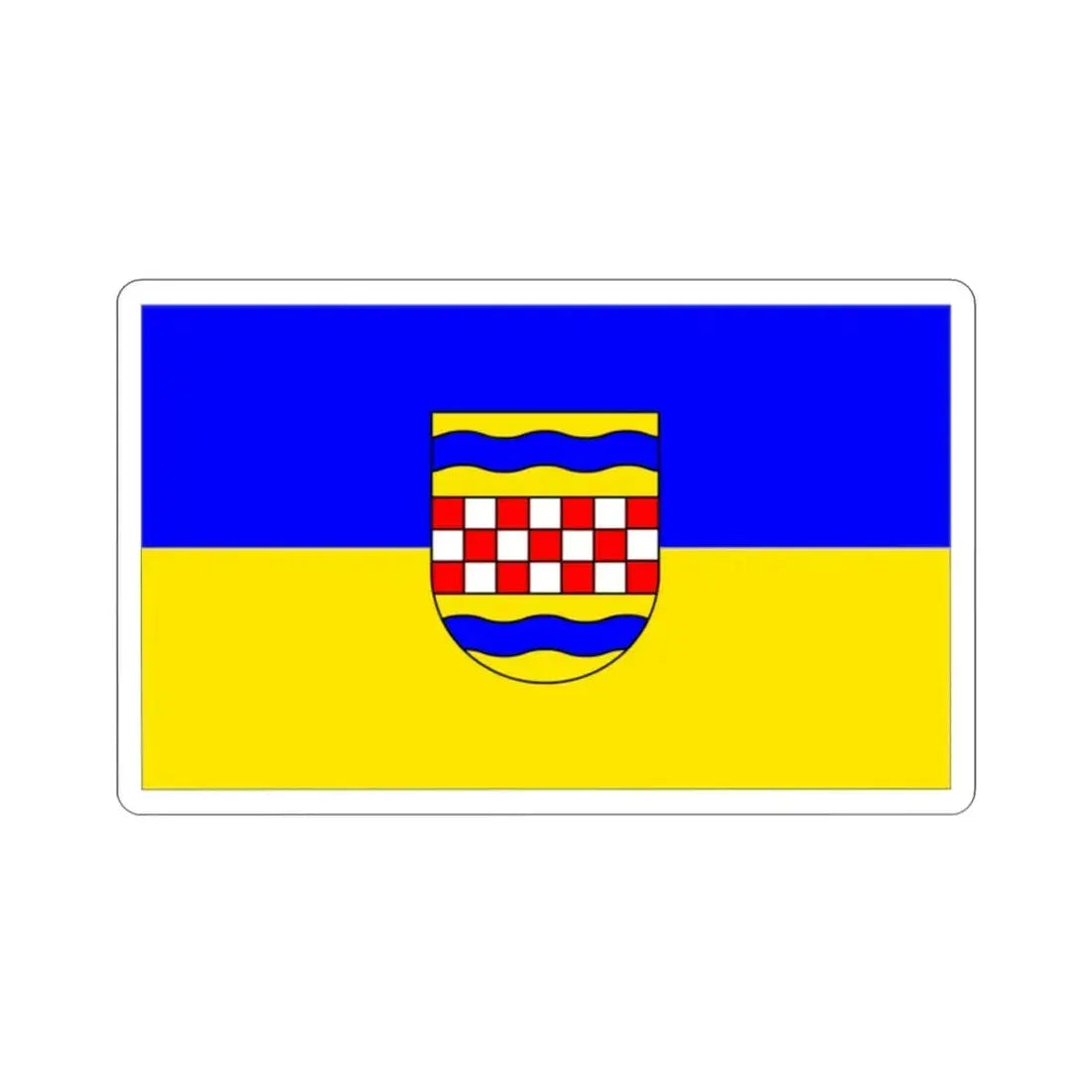 Flag of Ennepe Ruhr 2 Germany STICKER Vinyl Die-Cut Decal 2 Inch - The Sticker Space