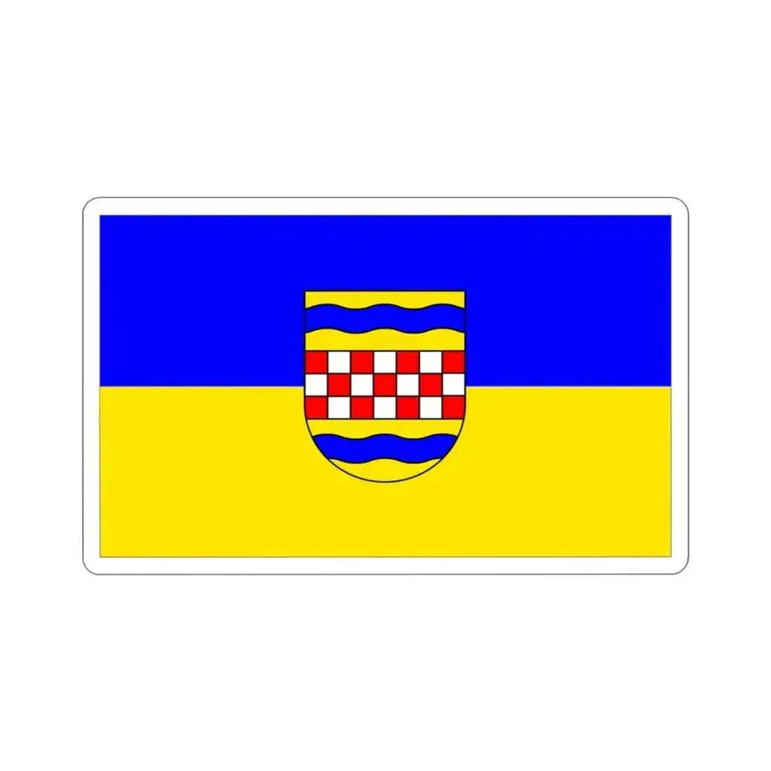 Flag of Ennepe Ruhr 2 Germany STICKER Vinyl Die-Cut Decal 3 Inch - The Sticker Space
