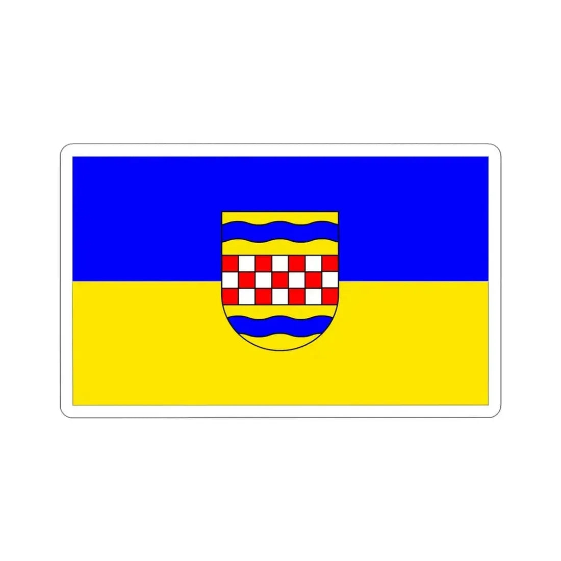 Flag of Ennepe Ruhr 2 Germany STICKER Vinyl Die-Cut Decal 4 Inch - The Sticker Space