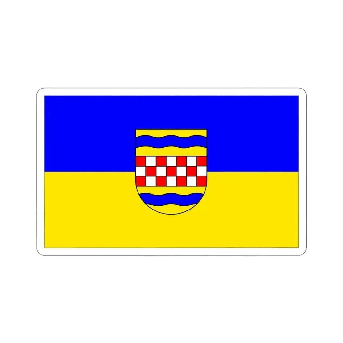 Flag of Ennepe Ruhr 2 Germany STICKER Vinyl Die-Cut Decal 5 Inch - The Sticker Space