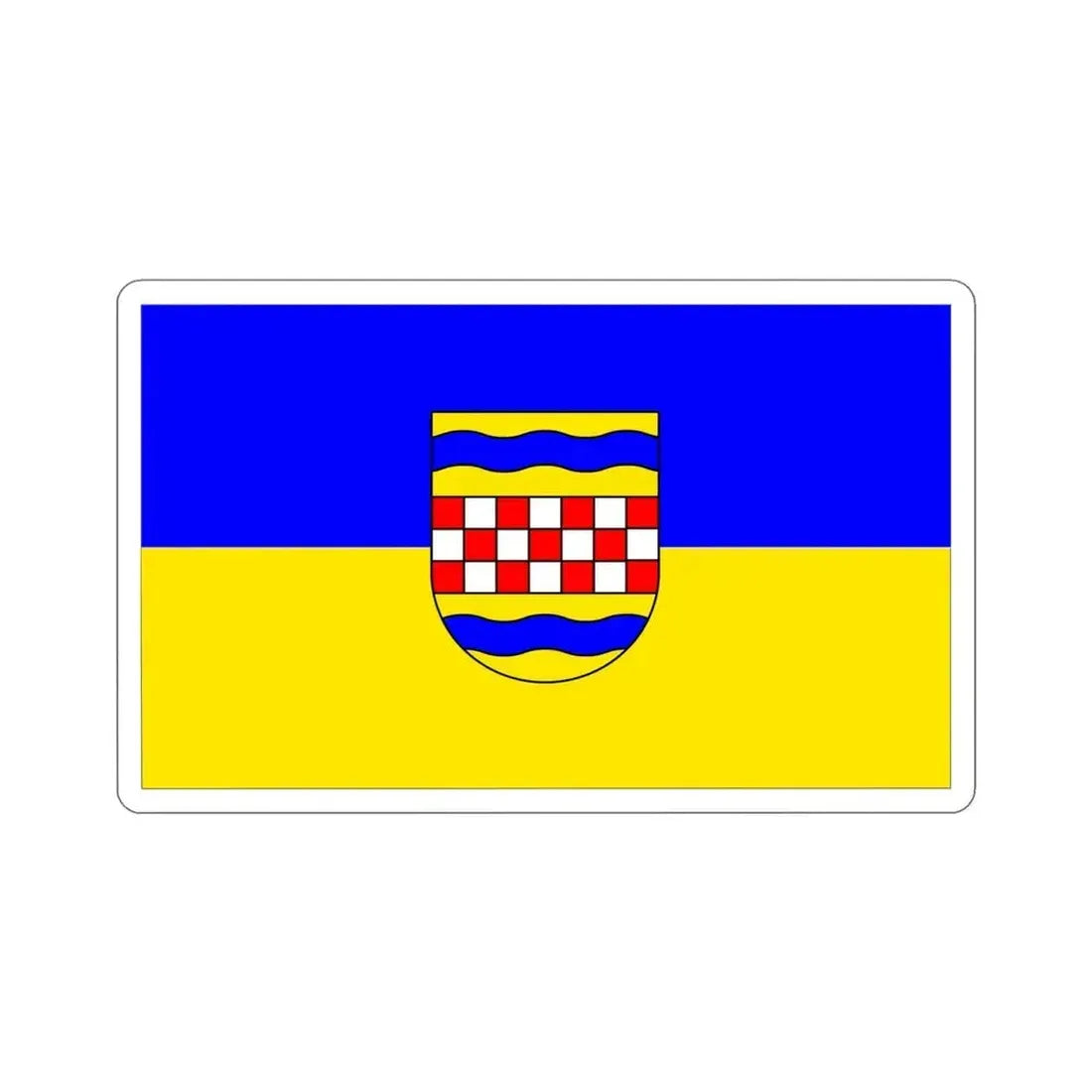 Flag of Ennepe Ruhr 2 Germany STICKER Vinyl Die-Cut Decal 5 Inch - The Sticker Space
