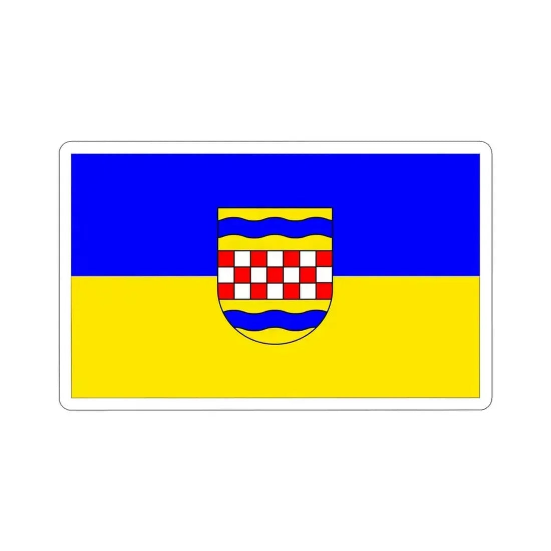 Flag of Ennepe Ruhr 2 Germany STICKER Vinyl Die-Cut Decal 6 Inch - The Sticker Space