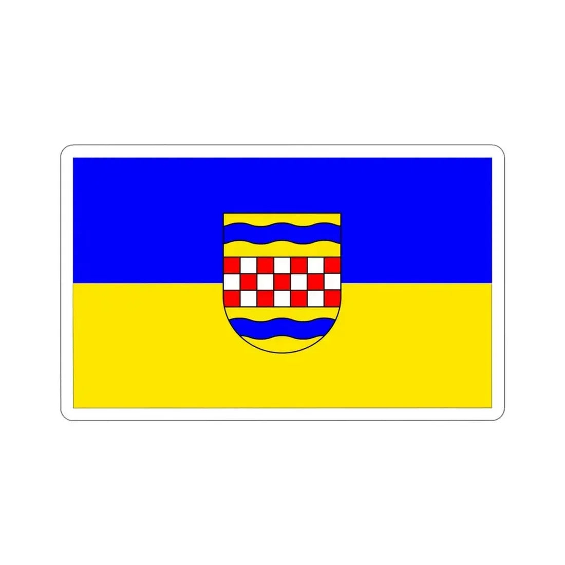Flag of Ennepe Ruhr 2 Germany STICKER Vinyl Die-Cut Decal 6 Inch - The Sticker Space
