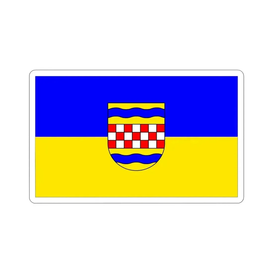 Flag of Ennepe Ruhr 2 Germany STICKER Vinyl Die-Cut Decal - The Sticker Space