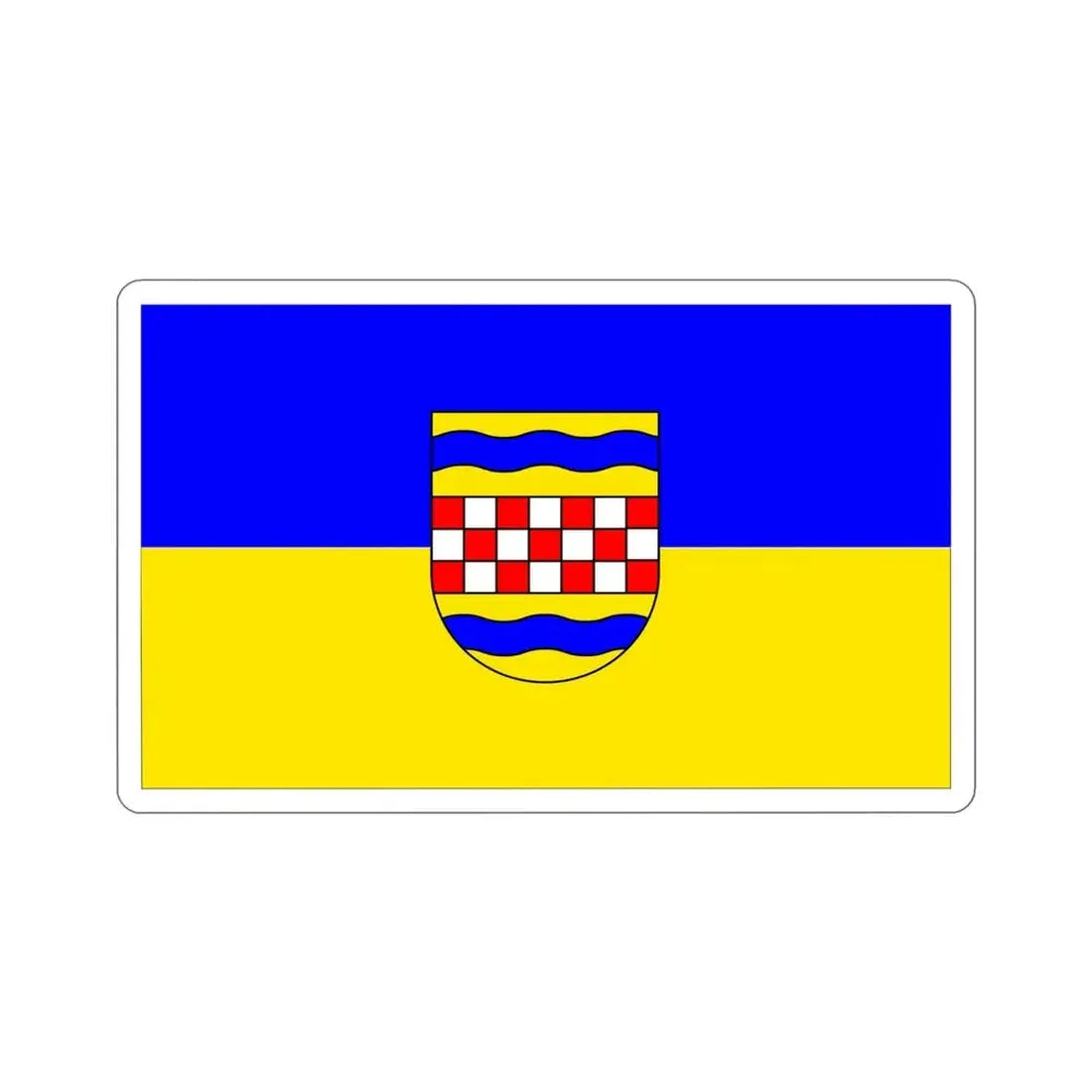 Flag of Ennepe Ruhr 2 Germany STICKER Vinyl Die-Cut Decal - The Sticker Space