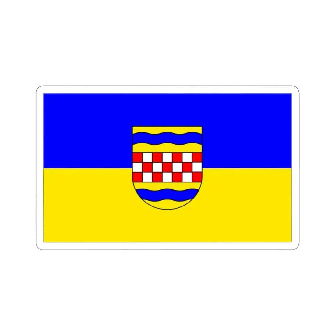 Flag of Ennepe Ruhr 2 Germany STICKER Vinyl Die-Cut Decal - The Sticker Space