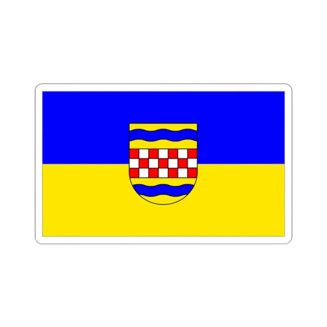 Flag of Ennepe Ruhr 2 Germany STICKER Vinyl Die-Cut Decal - The Sticker Space