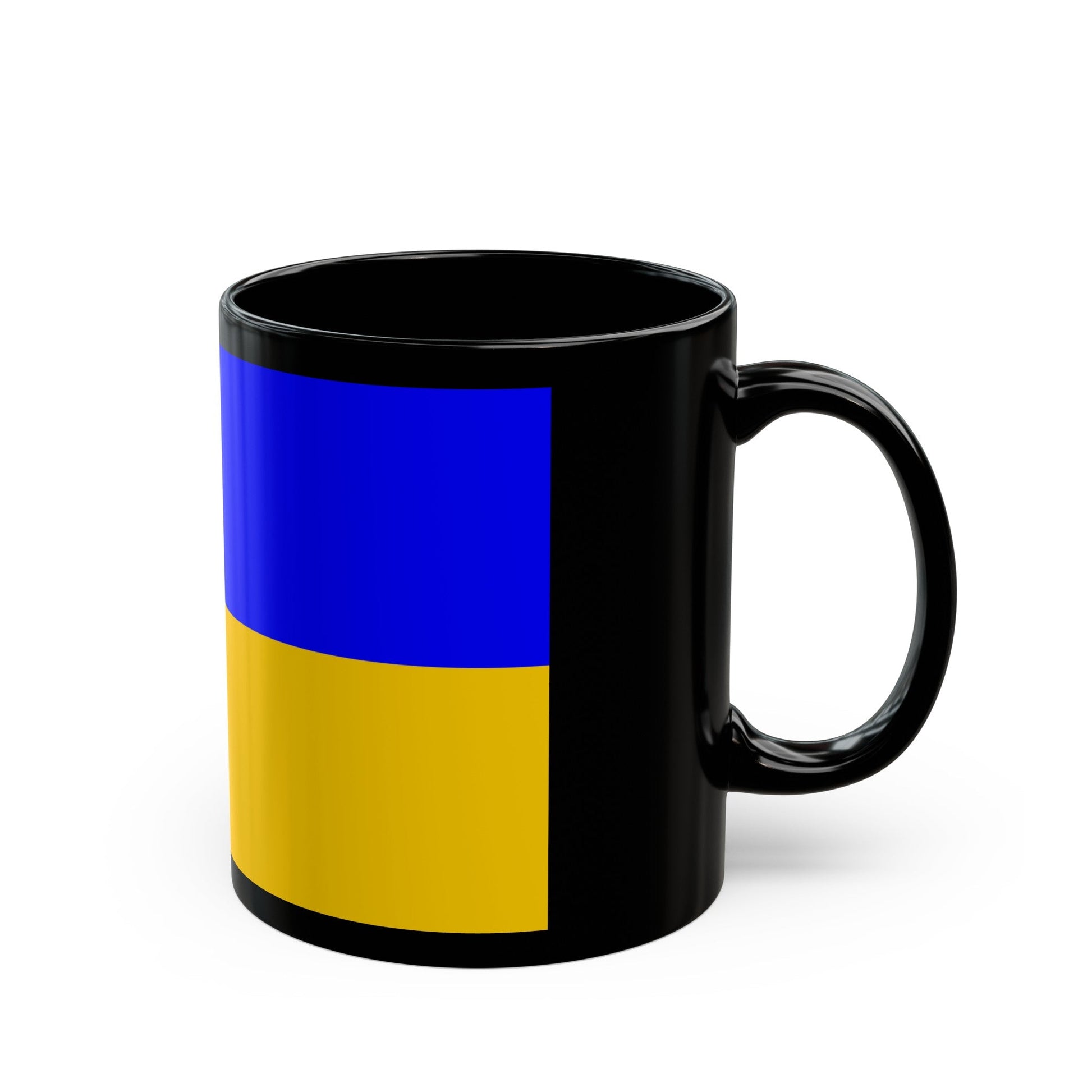 Flag of Ennepe Ruhr Germany - Black Coffee Mug-The Sticker Space