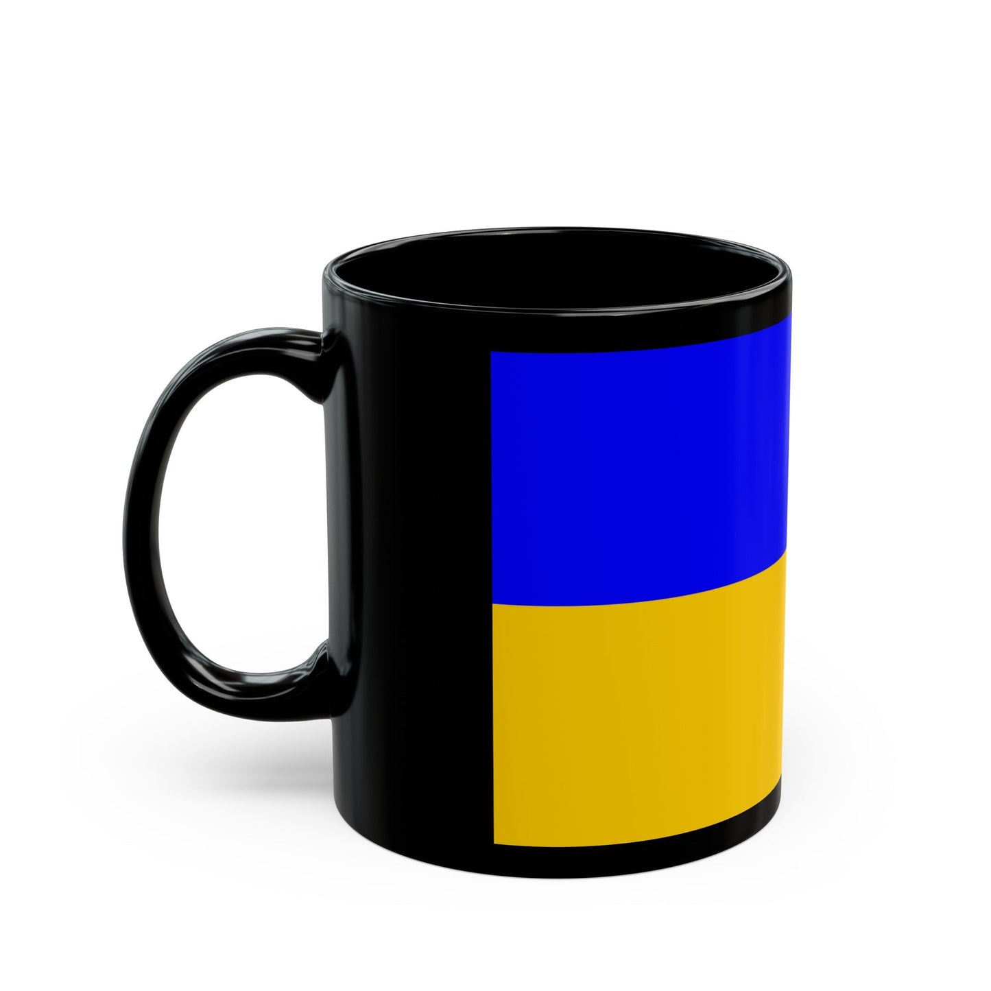 Flag of Ennepe Ruhr Germany - Black Coffee Mug-The Sticker Space