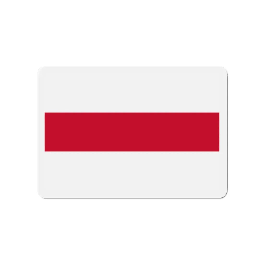 Flag of Enschede the largest city of the Twente region and the province of Overijssel Netherlands - Refrigerator Magnet 3 Inch - The Sticker Space