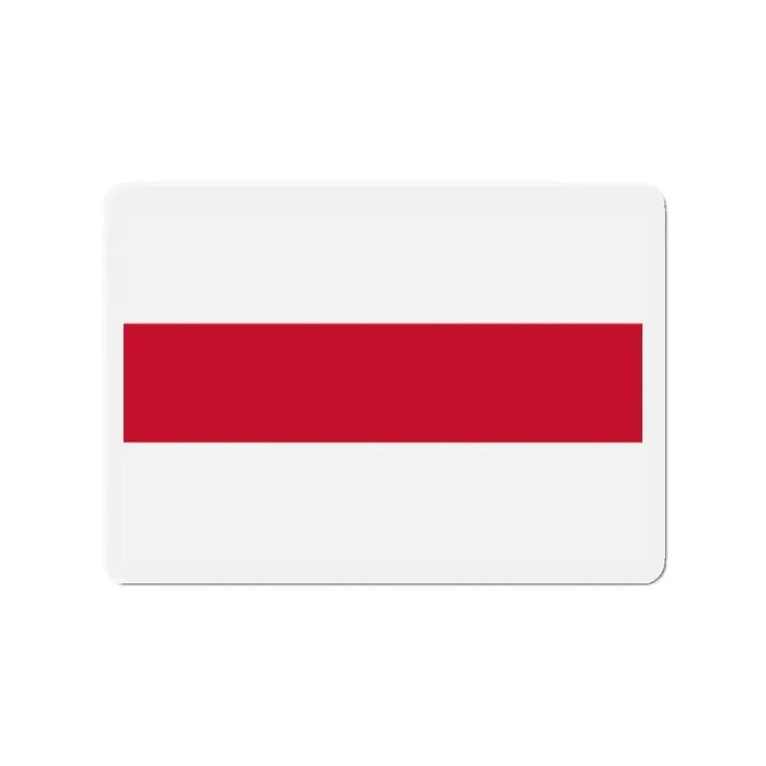 Flag of Enschede the largest city of the Twente region and the province of Overijssel Netherlands - Refrigerator Magnet - The Sticker Space