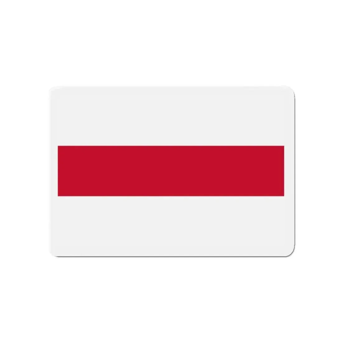 Flag of Enschede the largest city of the Twente region and the province of Overijssel Netherlands - Refrigerator Magnet - The Sticker Space