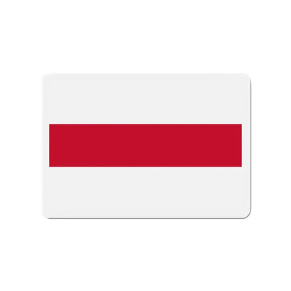 Flag of Enschede the largest city of the Twente region and the province of Overijssel Netherlands - Refrigerator Magnet - The Sticker Space