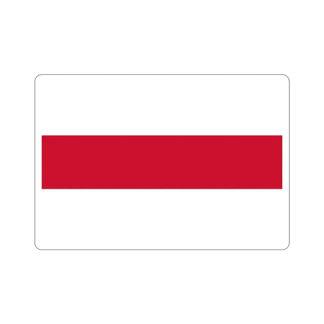 Flag of Enschede the largest city of the Twente region and the province of Overijssel Netherlands STICKER Vinyl Die-Cut Decal 2 Inch - The Sticker Space