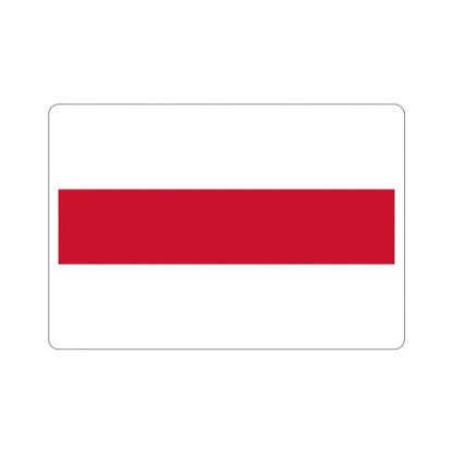 Flag of Enschede the largest city of the Twente region and the province of Overijssel Netherlands STICKER Vinyl Die-Cut Decal 2 Inch - The Sticker Space