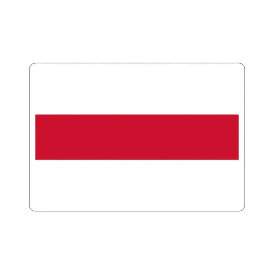 Flag of Enschede the largest city of the Twente region and the province of Overijssel Netherlands STICKER Vinyl Die-Cut Decal 2 Inch - The Sticker Space