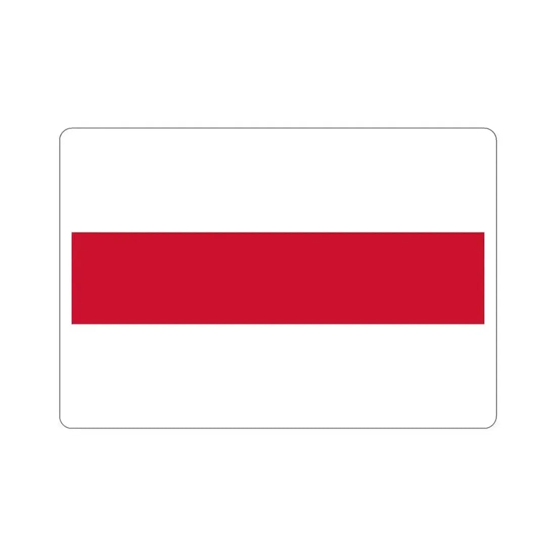 Flag of Enschede the largest city of the Twente region and the province of Overijssel Netherlands STICKER Vinyl Die-Cut Decal 3 Inch - The Sticker Space