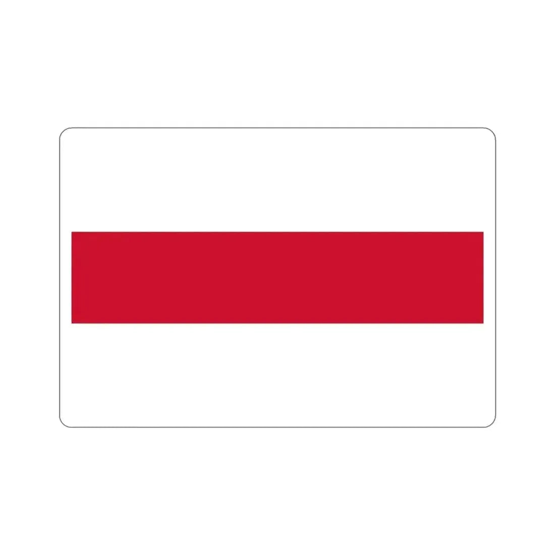 Flag of Enschede the largest city of the Twente region and the province of Overijssel Netherlands STICKER Vinyl Die-Cut Decal 5 Inch - The Sticker Space