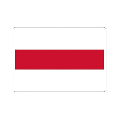 Flag of Enschede the largest city of the Twente region and the province of Overijssel Netherlands STICKER Vinyl Die-Cut Decal 5 Inch - The Sticker Space