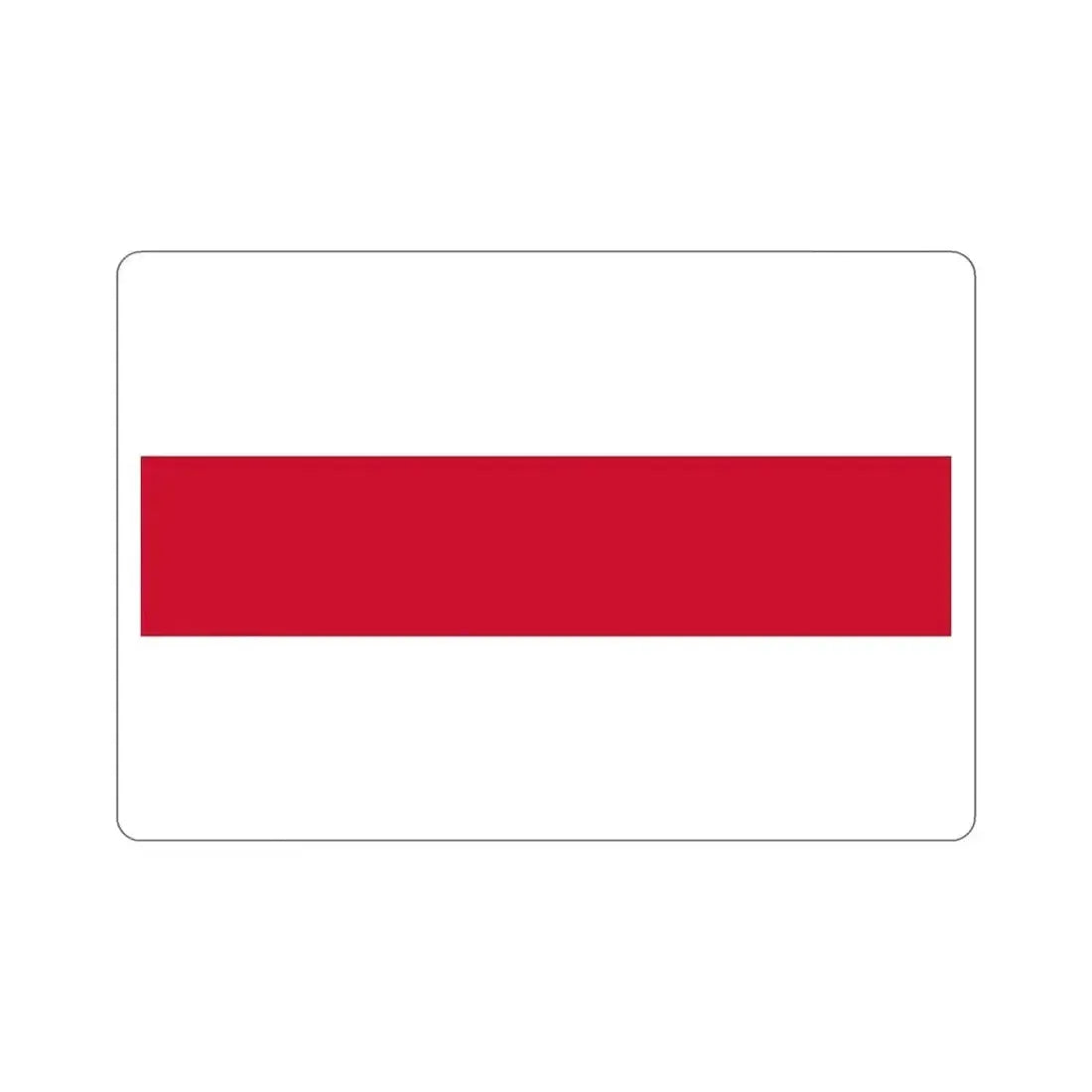 Flag of Enschede the largest city of the Twente region and the province of Overijssel Netherlands STICKER Vinyl Die-Cut Decal 6 Inch - The Sticker Space