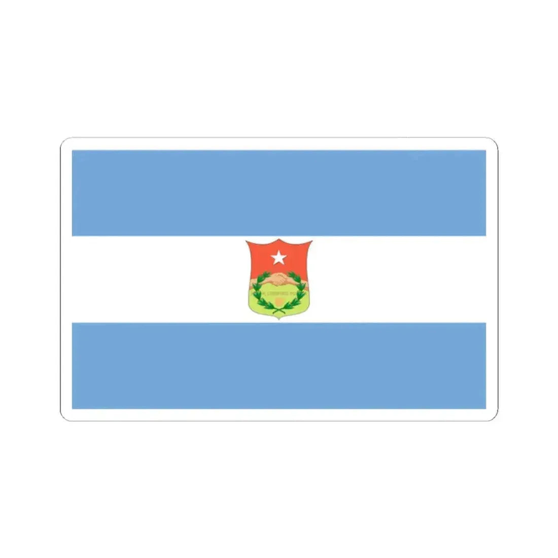 Flag of Entre Rios 1822-1824 (Argentina) STICKER Vinyl Kiss-Cut Decal 2 Inch White - The Sticker Space