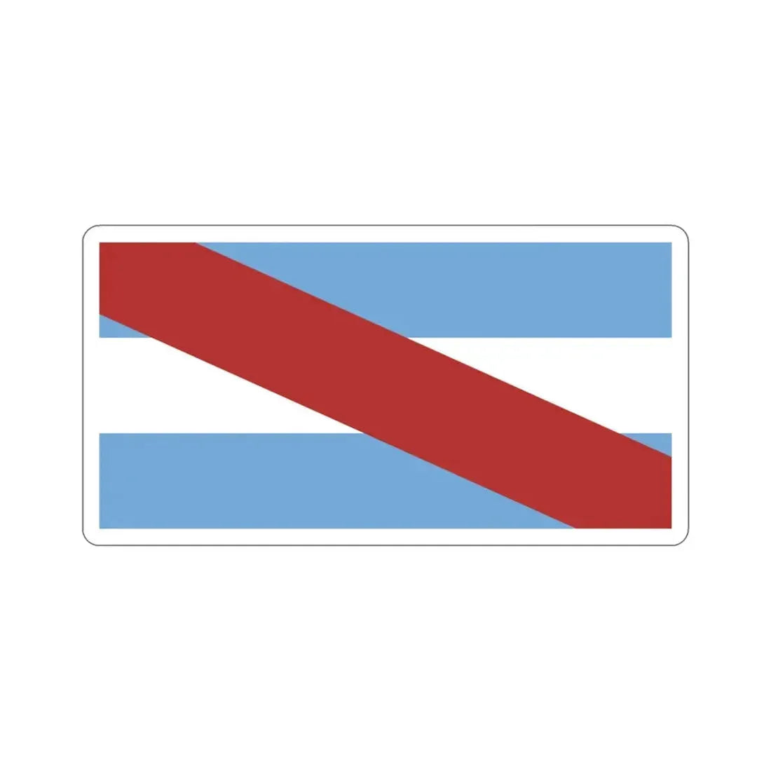 Flag of Entre Ríos Province Argentina STICKER Vinyl Die-Cut Decal 4 Inch - The Sticker Space